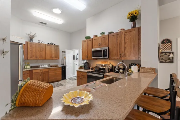 Remodeled kitchen