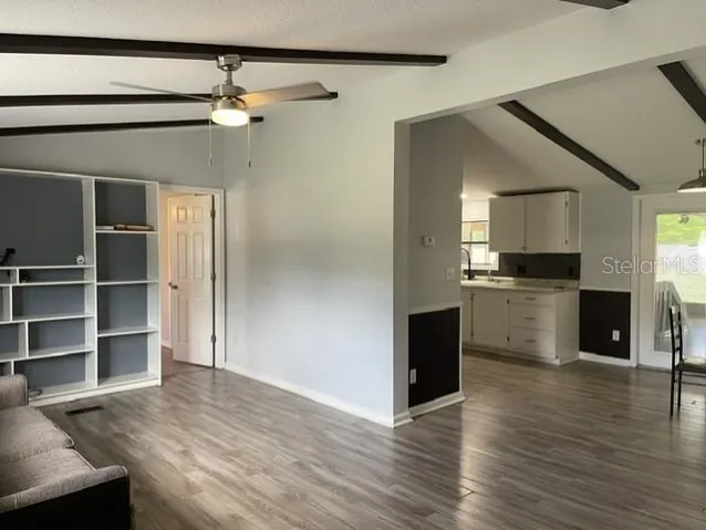 FAMILY ROOM FROM FRONT DOOR