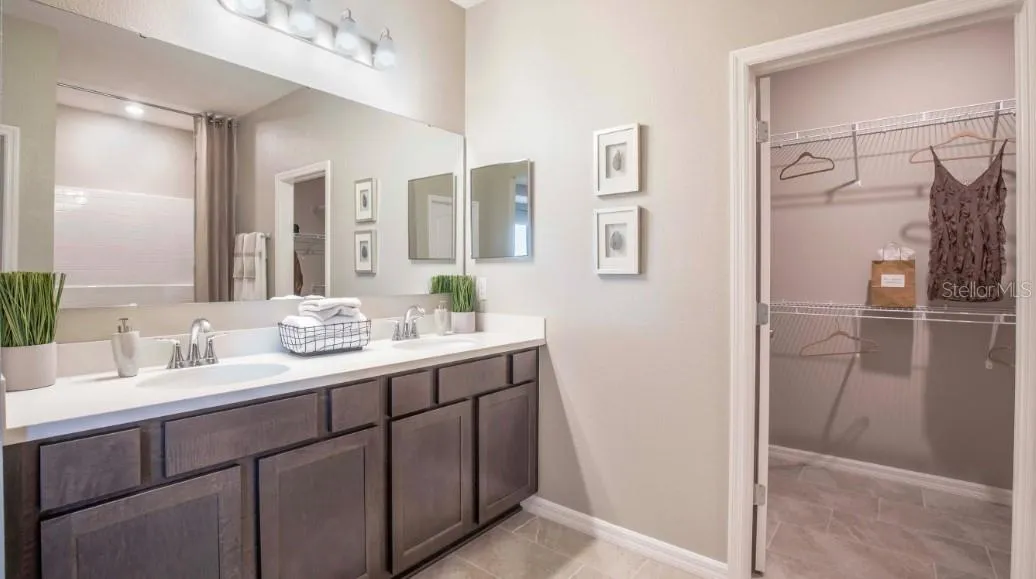 Model home - actual features may vary.