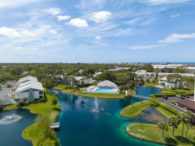Beautiful lush landscaping and water elements throughout the complex ~