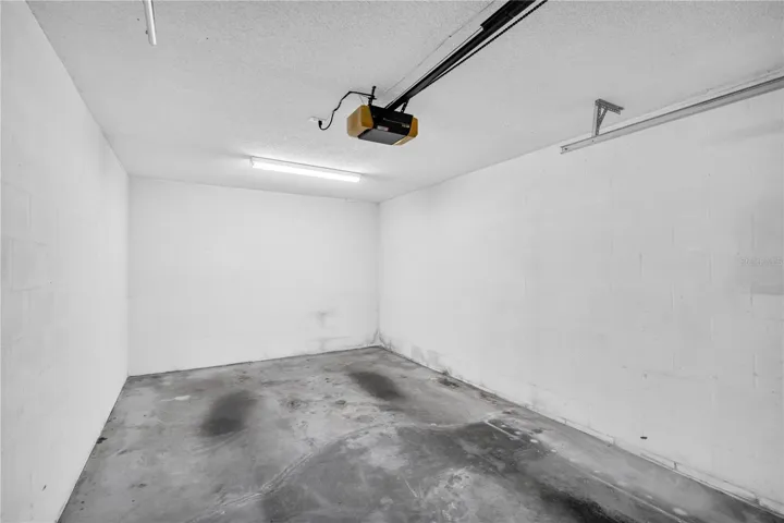 Private garage with room for storage ~