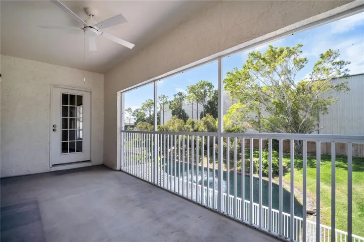 All screened in - no bugs - and overlooks the lagoon ~