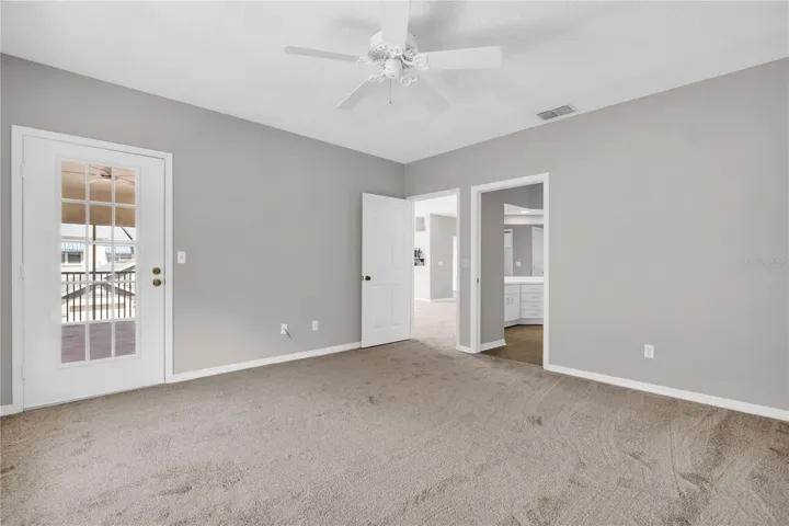 The Master Suite has private access directly to the balcony ~