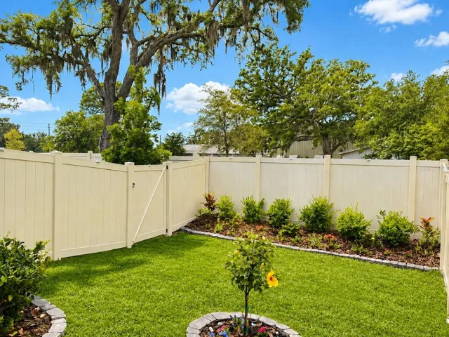 Backyard with Privacy Fence