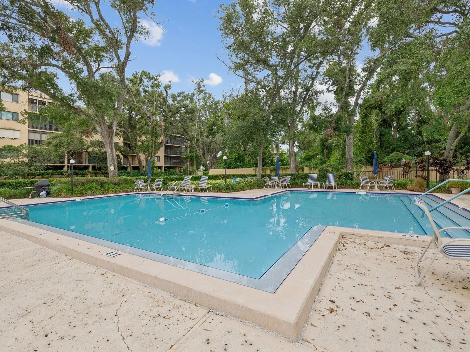Large refreshing pool