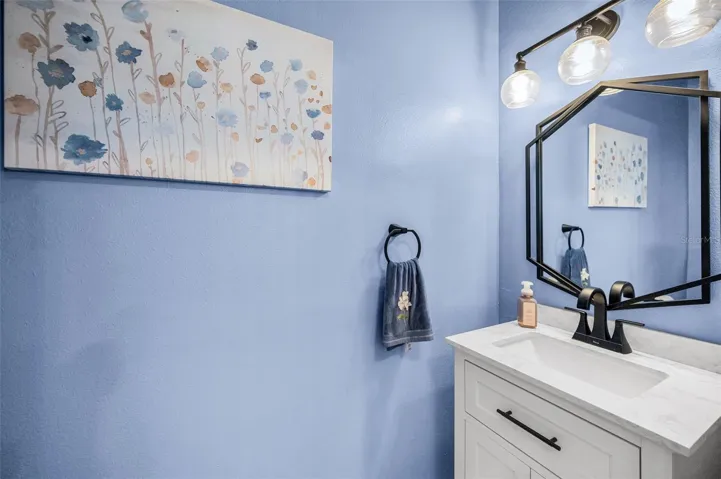 Half Bathroom Located On The First Floor