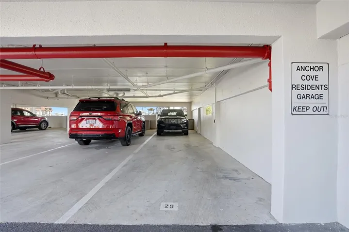 2 car tadem covered parking spot