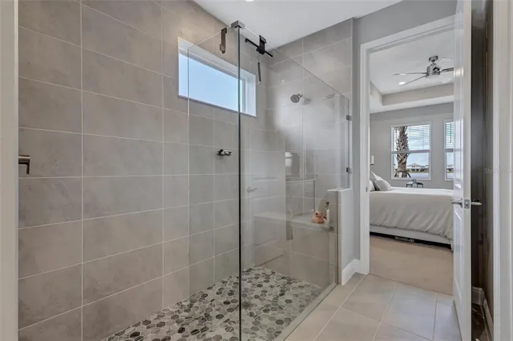 Primary bathroom shower