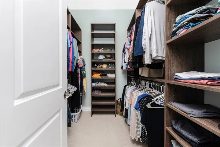 Primary walk in closet