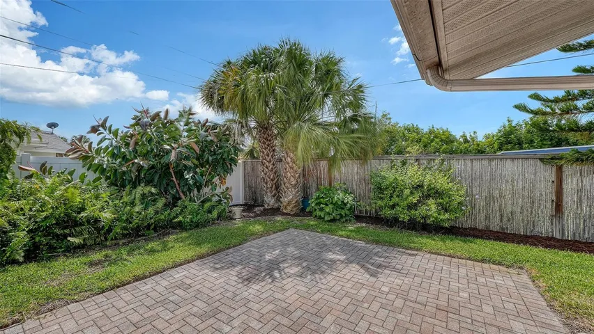 Paver Patio in Backyard