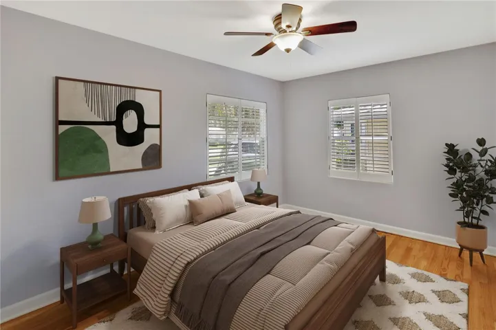 Bedroom 1 virtually staged