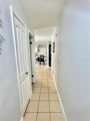 Hallway from bedrooms to Kitchen and living room