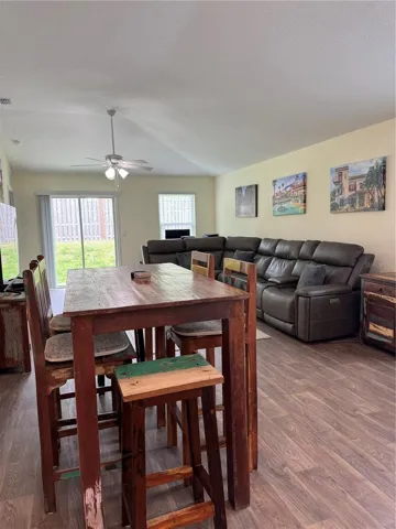 Dining area of great room