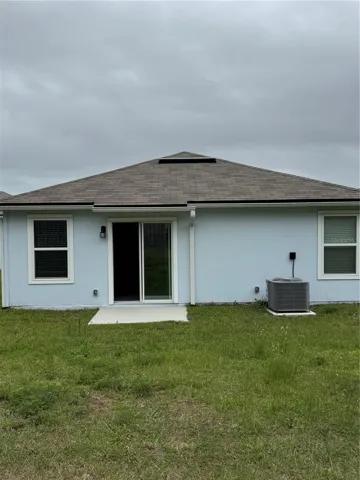 Back of house and patio