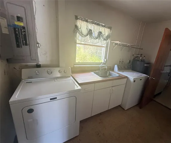 Inside laundry