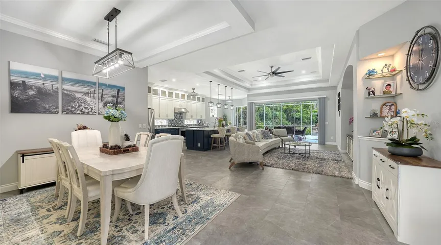 DINING AREA AND LIVING AREA