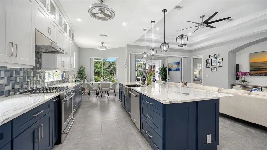 BREAKFAST NOOK IN KITCHEN.