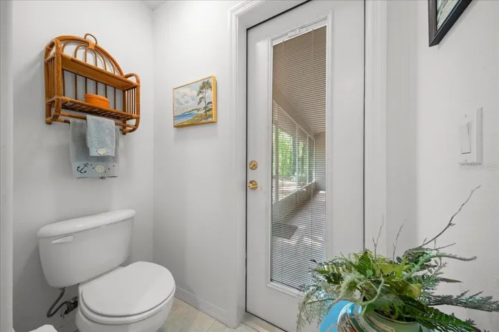 Secondary Bathroom - Patio Access