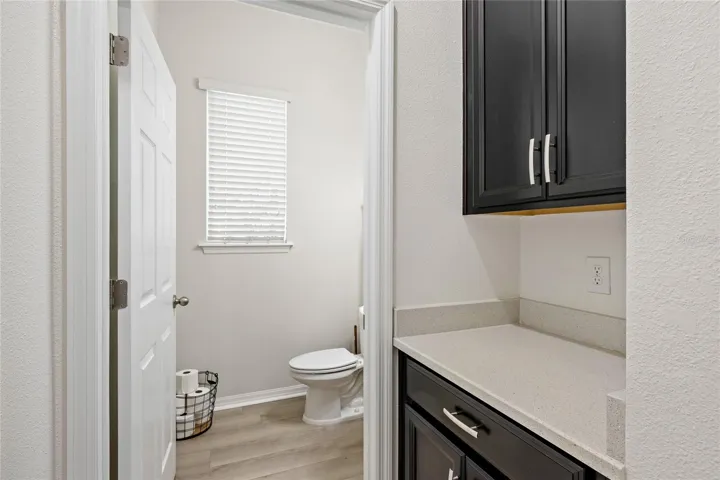 Downstairs half bath