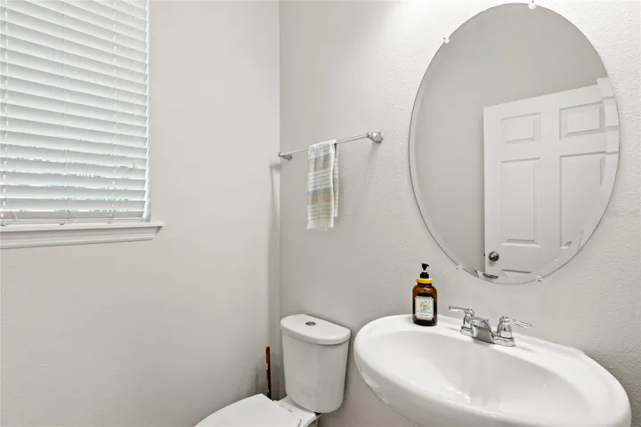 Downstairs half bath