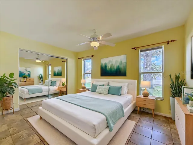 Virtually Staged Bedroom