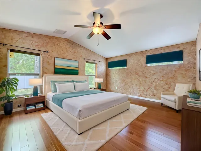 Virtually Staged Primary Bedroom