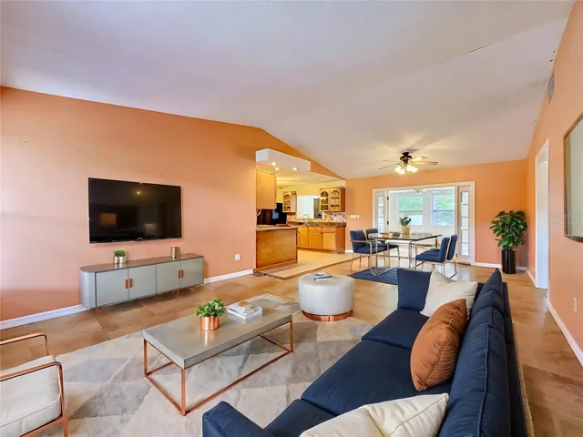 Virtually Staged Living Room