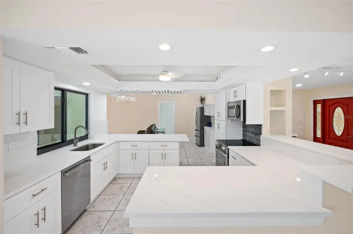 Huge passthrough kitchen