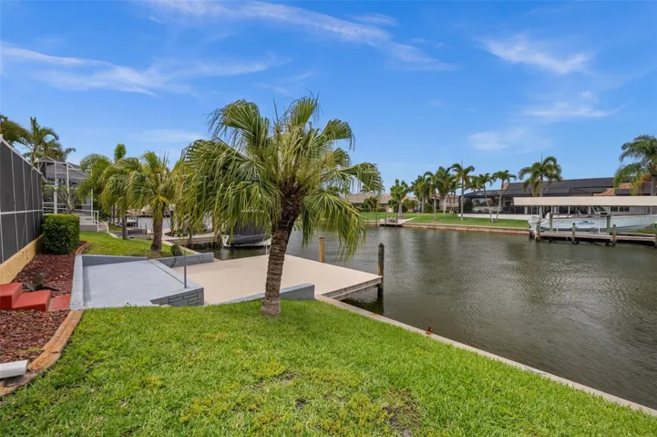 Expansion-ready dock on 125 foot Sailboat Access Canal