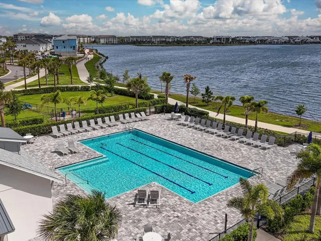 Aerial of the Pool