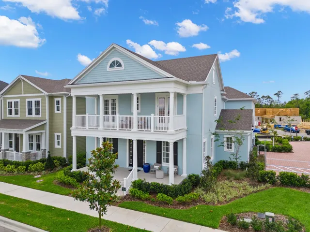 Island Village at Celebration - Marathon Floorplan - Colonial Elevation - Model / Sales Center