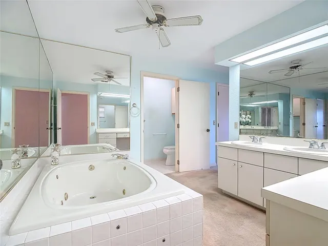 And your own oversized jetted tub!