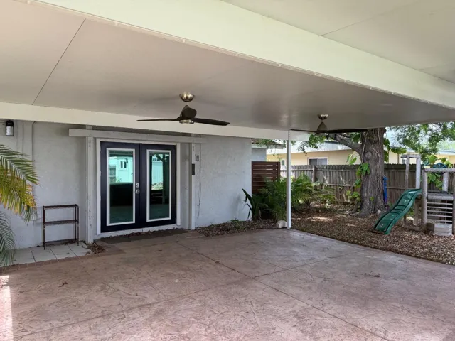 Covered Patio with Electric