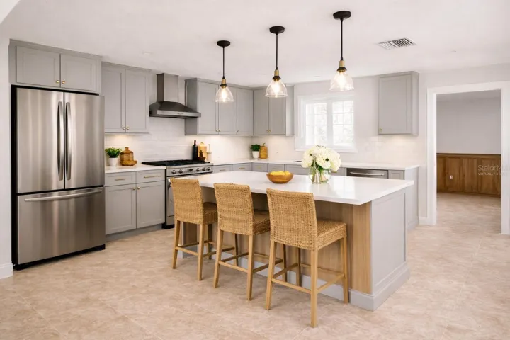 Virtually Staged Kitchen