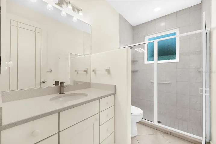 Clean Tiled Glass Shower