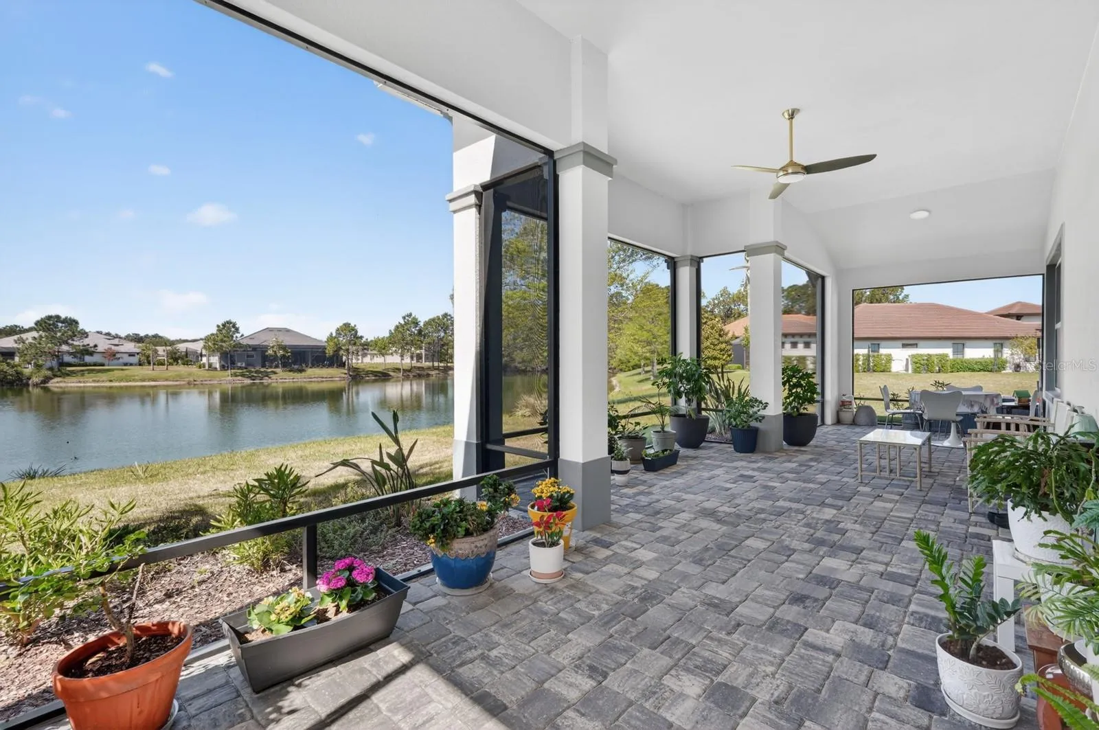 Screened patio