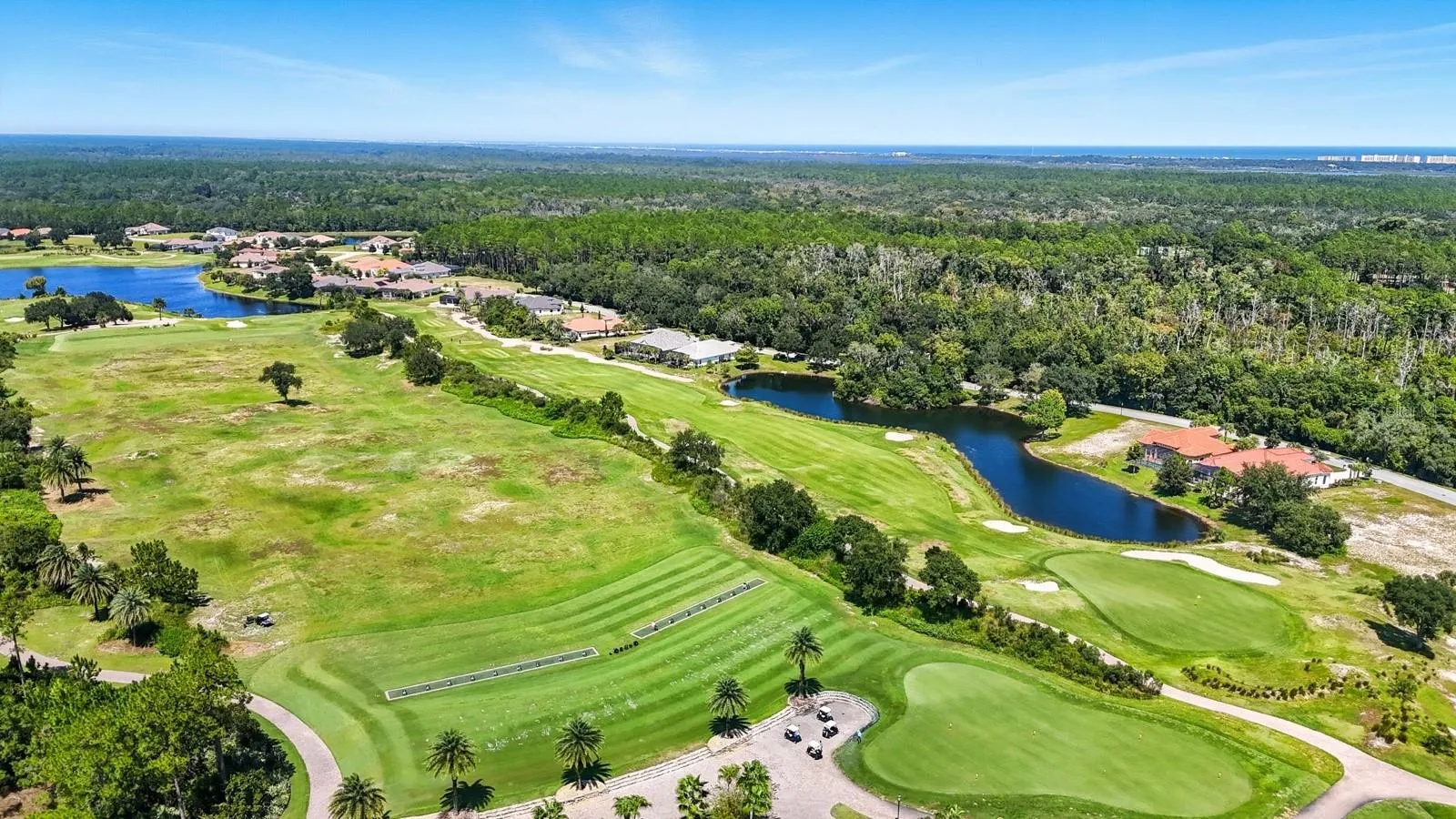 Driving range and hole 2