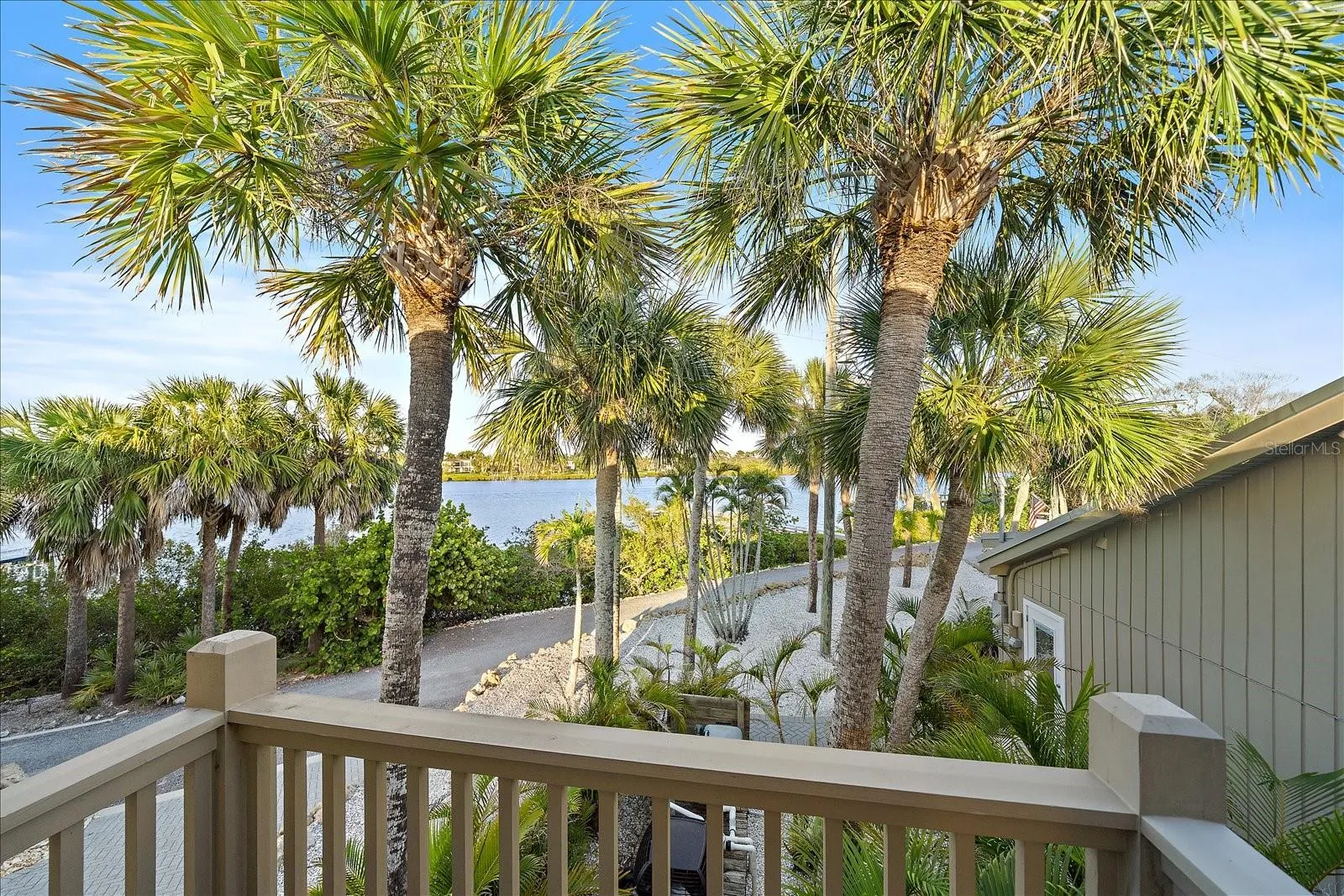 GUEST SIDE ABOVE GARAGE - balcony from the bayside bedroon