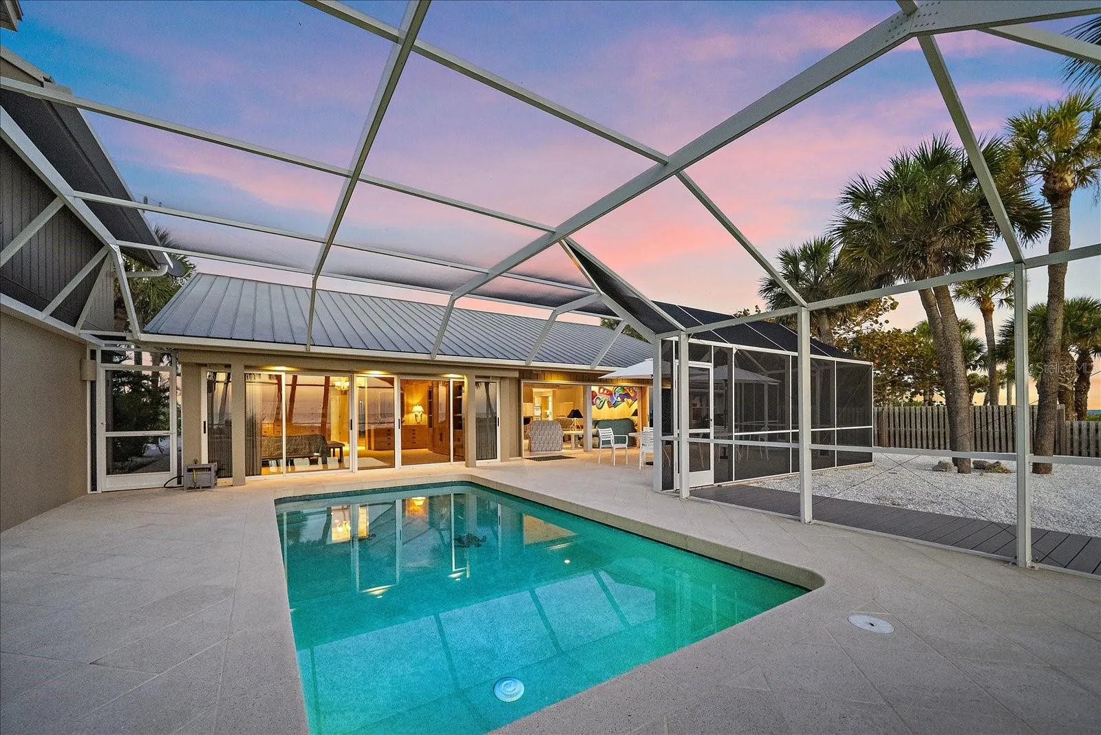 POOL - facing the primary sliding glass doors