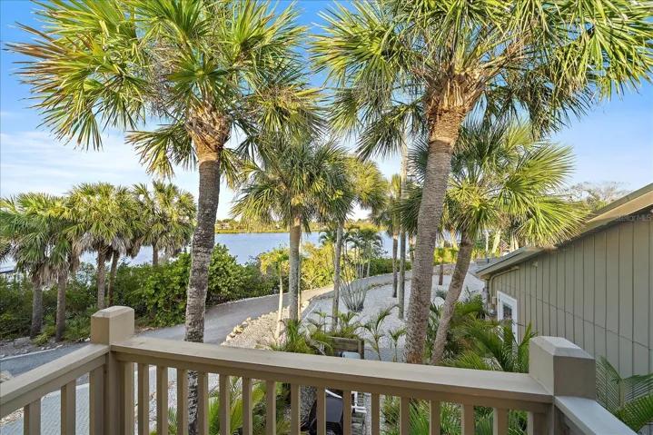 GUEST SIDE ABOVE GARAGE - balcony from the bayside bedroon
