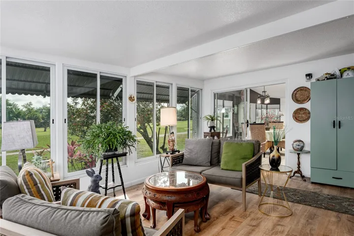 Sun room, overlooking the golf course