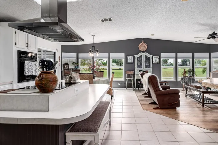 Kitchen and Living room