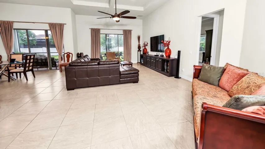Extra space by living room