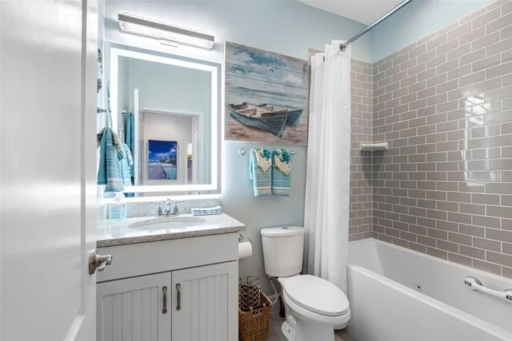 ... 3rd Level Hallway Bath - Shower With  Spa Soaking Tub.. Apparently the Grand Kids as well as the rest of us love it...Refer to Floorplans..