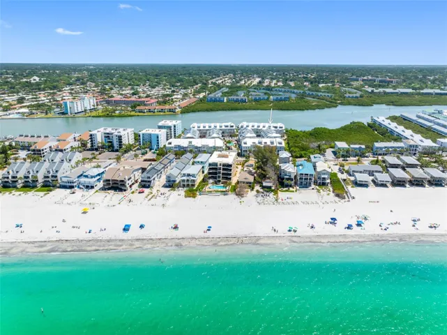 ... Indian Shores Site Due East / West - Known as AKA ' The Narrows ' .. Townhome to Beach Access  - Steps away.. Florida Coastal Living at it's Best.. White Arrow Atop 806..