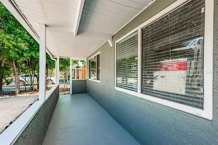 Covered porch