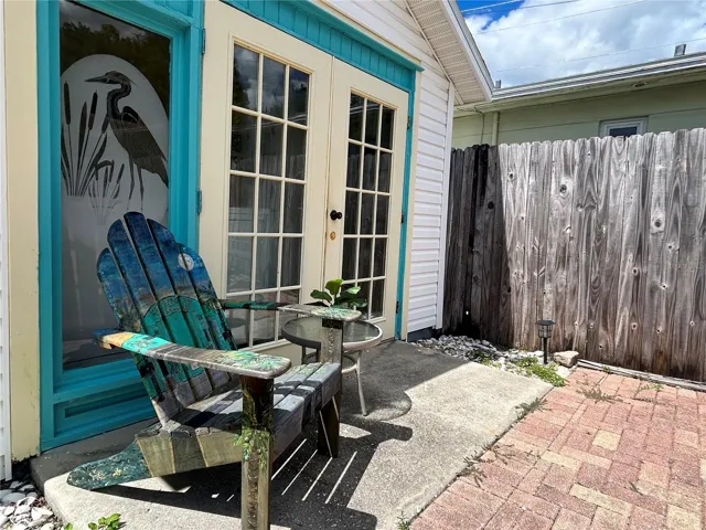 That is the entrance to studio, but also the laundry room