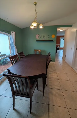 Dining Room with view to Family Room