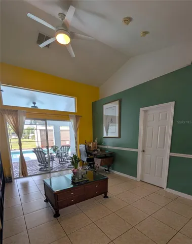 Living Room and door to Master Bedroom