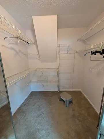 Primary walk in closet